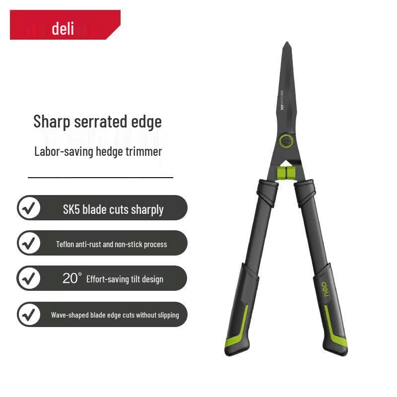 Deli SK5 Steel Hedge and Pruning Shears