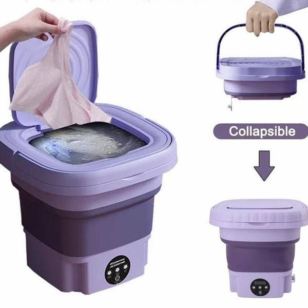 11L Portable Washing Machine Small Washer Foldable Washer and Spin Dryer