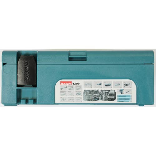 Makita 120-piece maintenance set in Makpac case E-08713