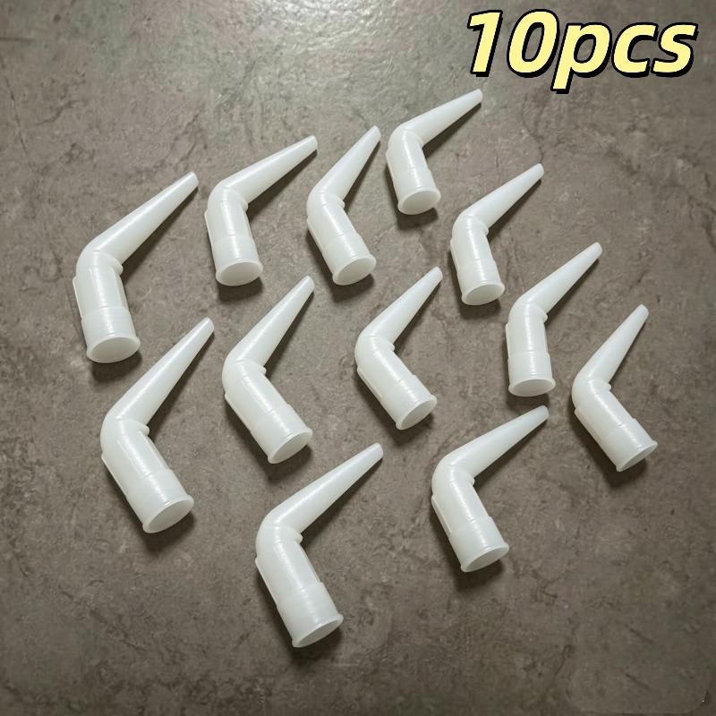 Plastic Caulk Nozzle Tips Standard Size Leak-proof 1-100Pcs for Home Bathroom Sealing DIY Handyman Repair Jobs