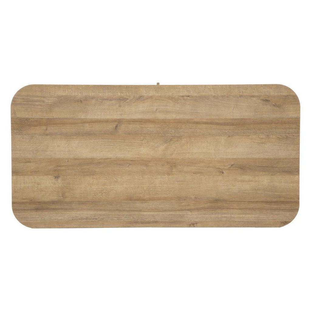 Colva COFFEE TABLE BOHO STYLE with Storage, Brown