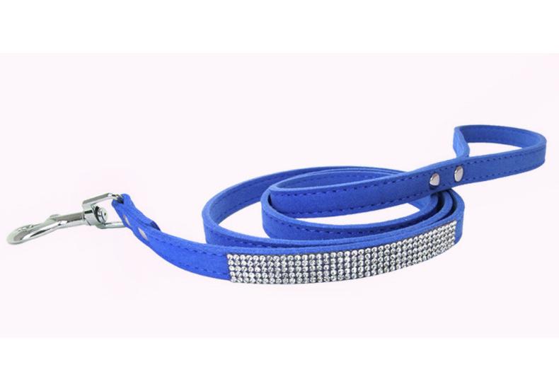 Collier en cristal et diamant pour chien et chat