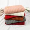 Solid Color Knitted Cotton Scarf For Woman Winter Warm Shawl Fashion Wool Muffler Soft Thick Neckerchief Wraps New Design