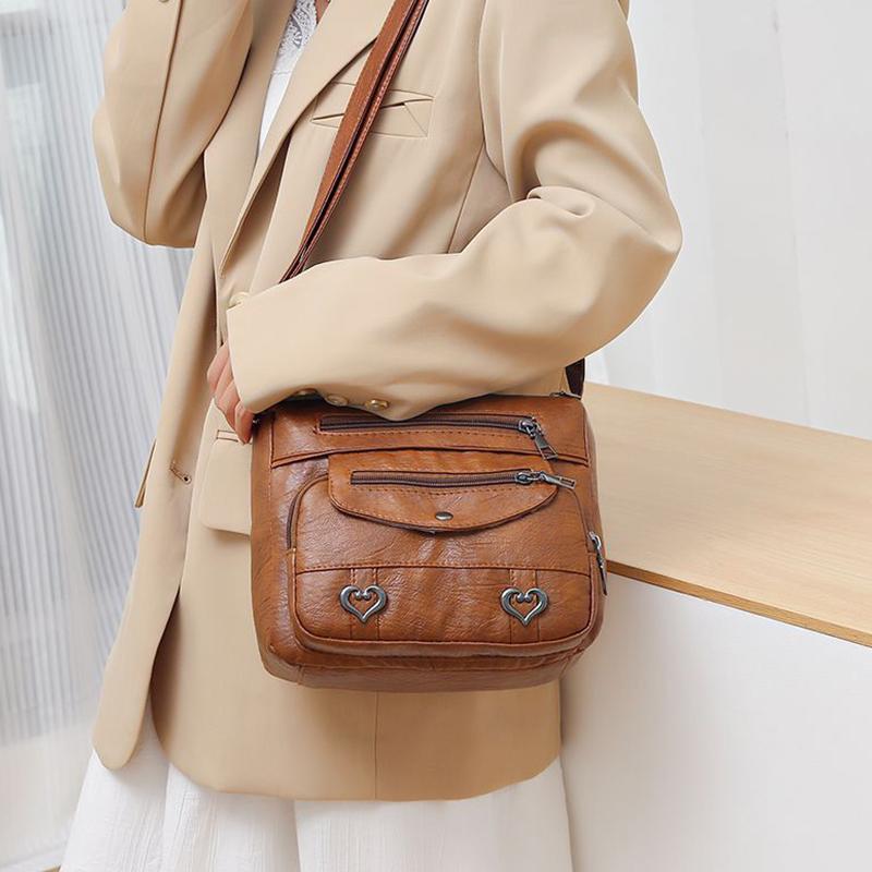 Neutral Style Rectangular Bag for Men and Women, Crossbody Bag with Large Capacity, Casual and Fashiable Single Shoulder Bag