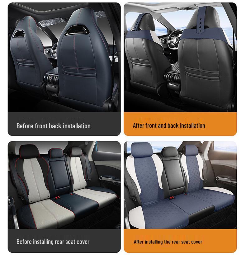 BYD Yuan PLUS Suede Car Seat Cover: Ventilated, Breathable Cushion