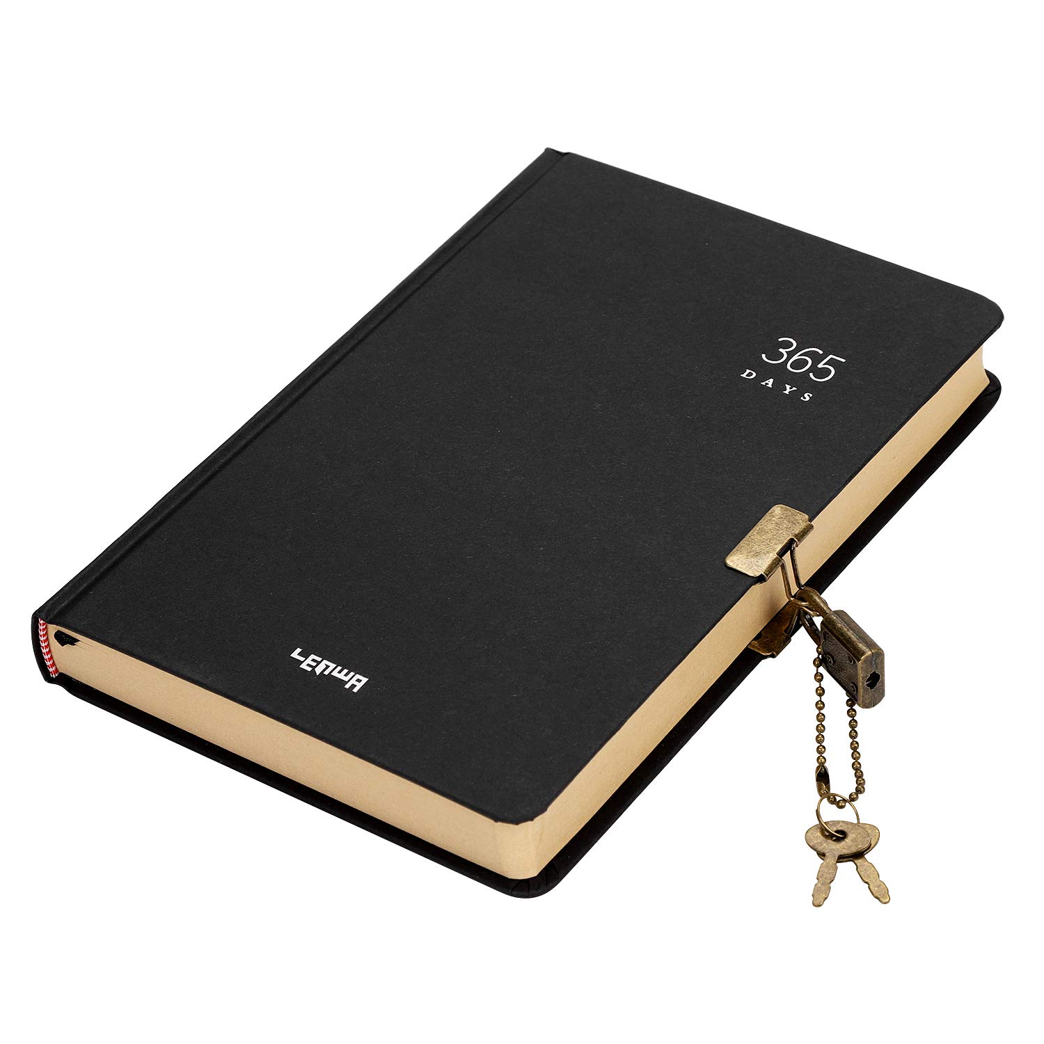 

Lockable 365 A5 Memo Retro Time Free Schedule System Business Campus Stylish School Office Back to Gift Diary, Days, Notebook, Pad, Style, Planner, чёрный