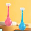 Age 2-12 Silicone Brush Oral Care Brush Three Sided Toothbrush Children's Toothbrush Tooth Brush