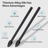 Náhradní hroty pro dotykové pero S Pen s klipem pro Samsung Galaxy S24 S24Ultra Tab S9 S9U S9FE S Pencil Kovový náhradní hrot