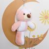 Creative New Cute Teddy Bear Rabbit Plush Toy Doll Pendant Car Student Schoolbag Hanging Ornament Doll