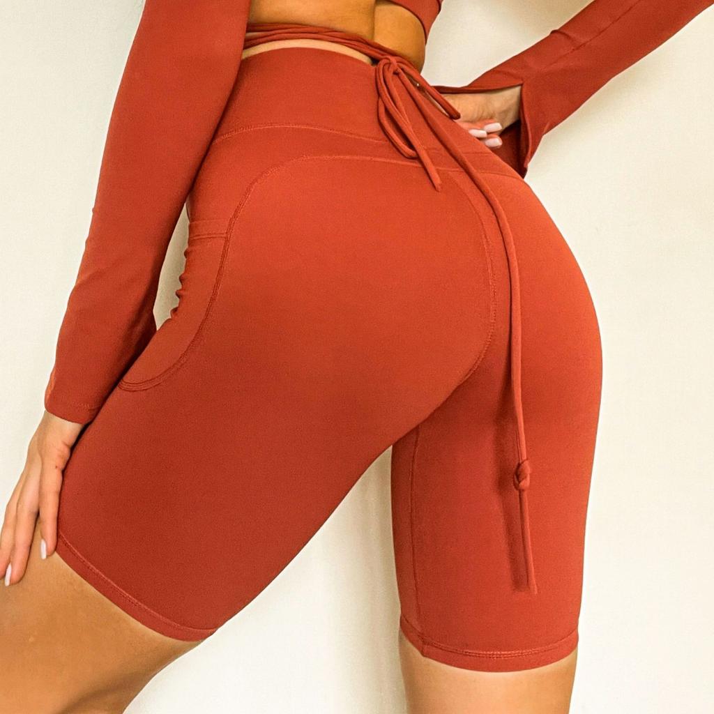 Shorts de ioga sem costura, push up, amplificação, feminino, leggings de ginástica, cintura alta, biker, treino, fitness