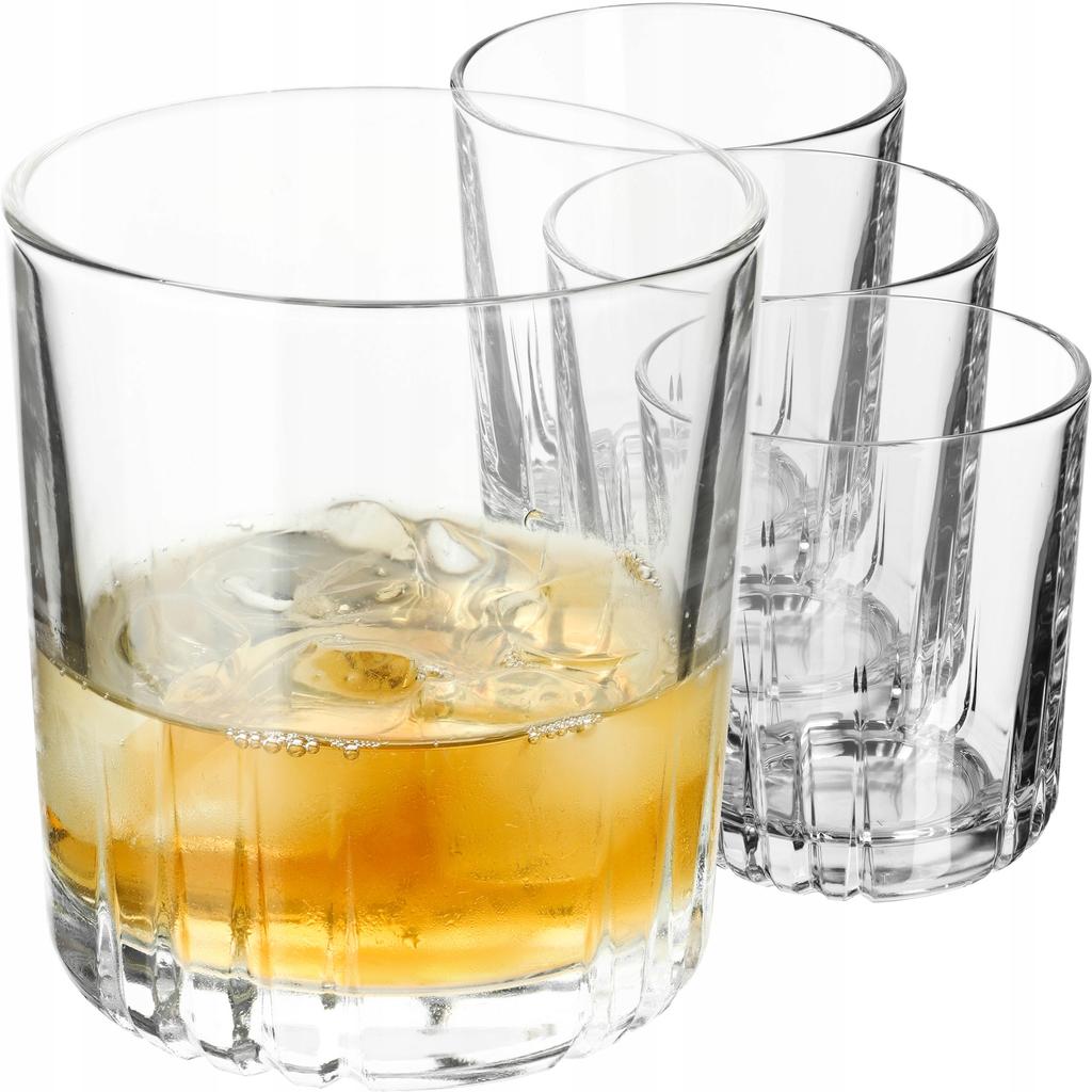 KADAX Glasses 280ml Set of Glasses for Whiskey Juice