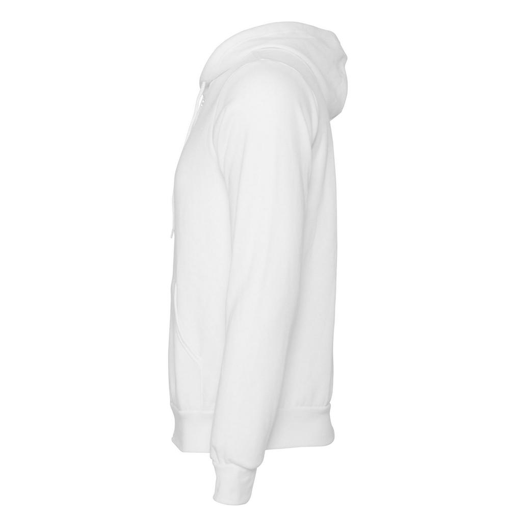 Bella + Canvas Unisex Adult Polycotton Fleece Slim Full Zip Hoodie