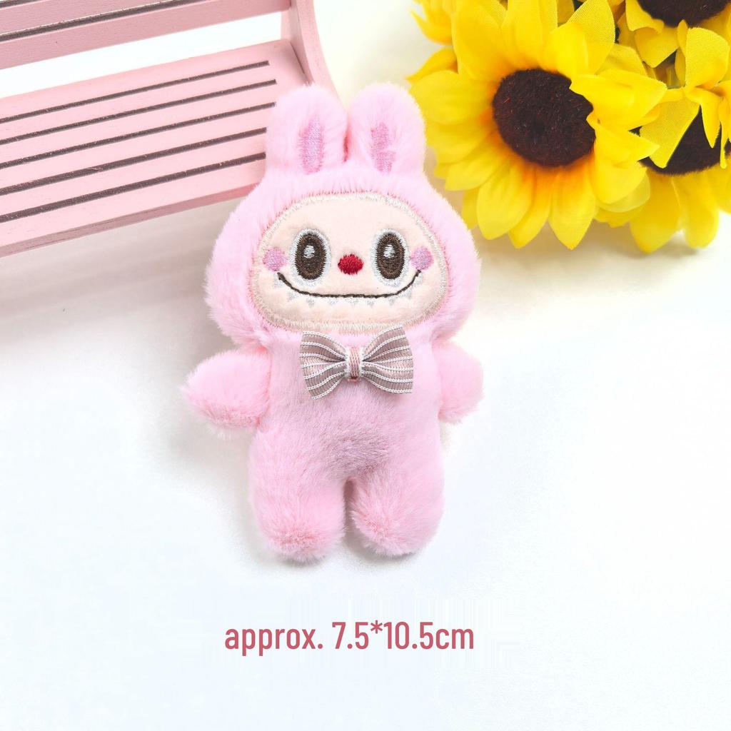 Piszczący wisiorek Labubu 3. generacji: DIY Biżuteria i Dodatek do Odzieży Pluszowy Brelok z Lalką