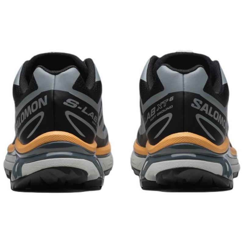 SALOMON XT 6 Anti Slip Wear Resistant Low Top Casual Running Shoes Unisex Black Sneakers 477394
