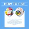Jaysuing Protease Laundry Detergent 100g Removes Oil Stains and Odors from Clothes. Suitable for Both Laundry Detergent and Washing Machine Use.