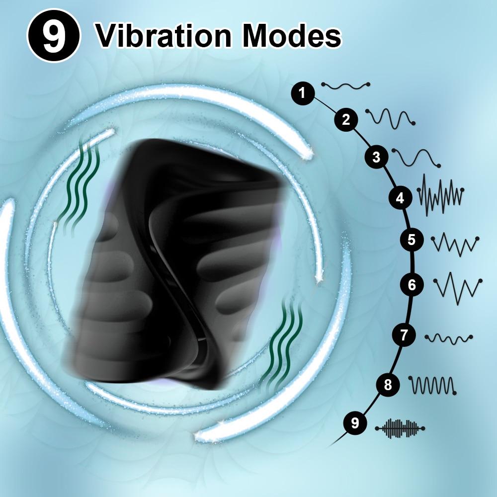 Automatic Man Masturbator Ejaculation Delay Glans Trainer Penis Stimulater Massager Male Vibrator Sex Machine for Men