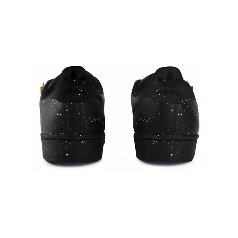 Adidas Originals SUPERSTAR Ink Splatter Slip Resistant Abrasion Resistant Slip Resistant Abrasion Resistant Low top EG4959(Team562--)