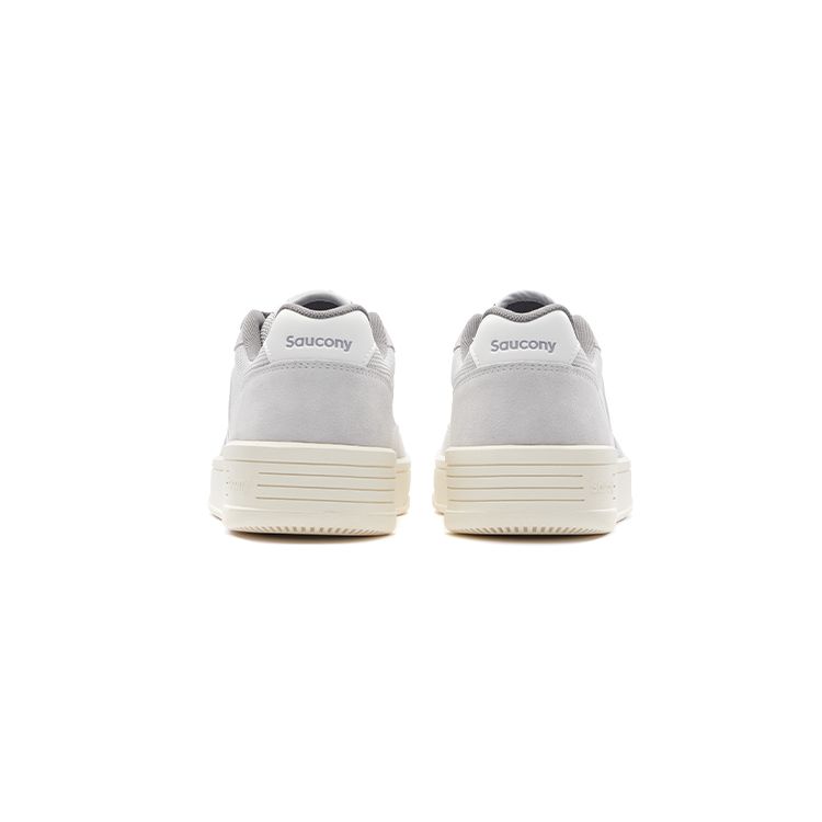 Saucony Cross Jz Suede Retro Simple Non-Slip Durable Low-Top Lifestyle Shoes Unisex sneaker Light-Gray S79046-2