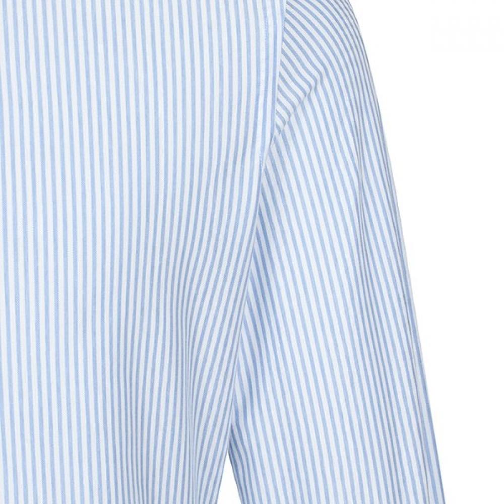 Vanbrough Jersey Span London Stripe Dress Collar Slim Shirt  Bossl1153 Bu 