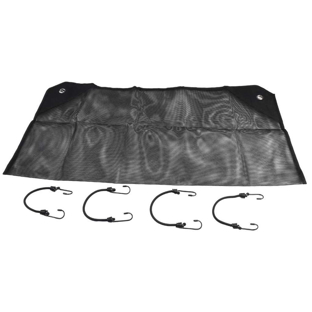 Air Conditioner Cover AC Cover Air Mesh Black Bungee Cords Central Guard Heavy Duty Leaf Outside Parts Replacement