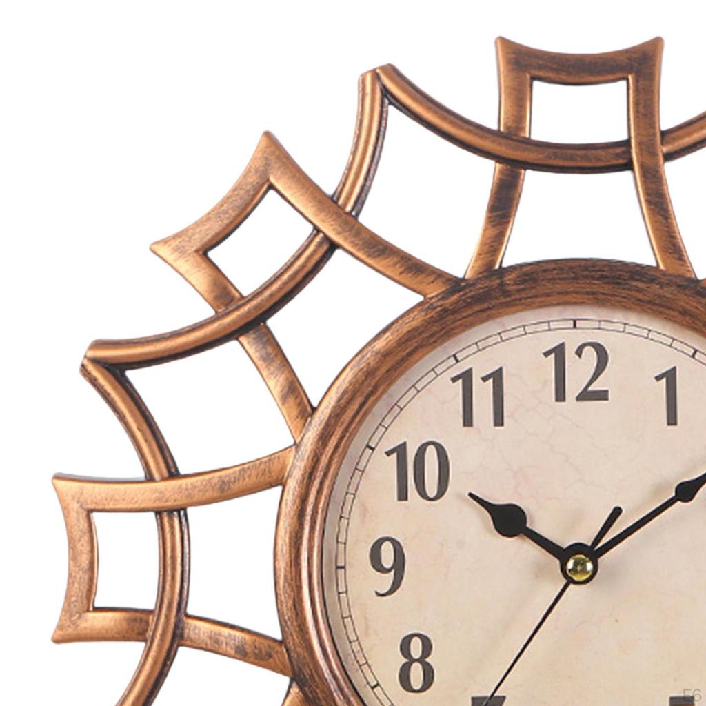 10-Zoll-Wanduhr im Retro-Stil für Wohnzimmer- und Küchen-Dekoration