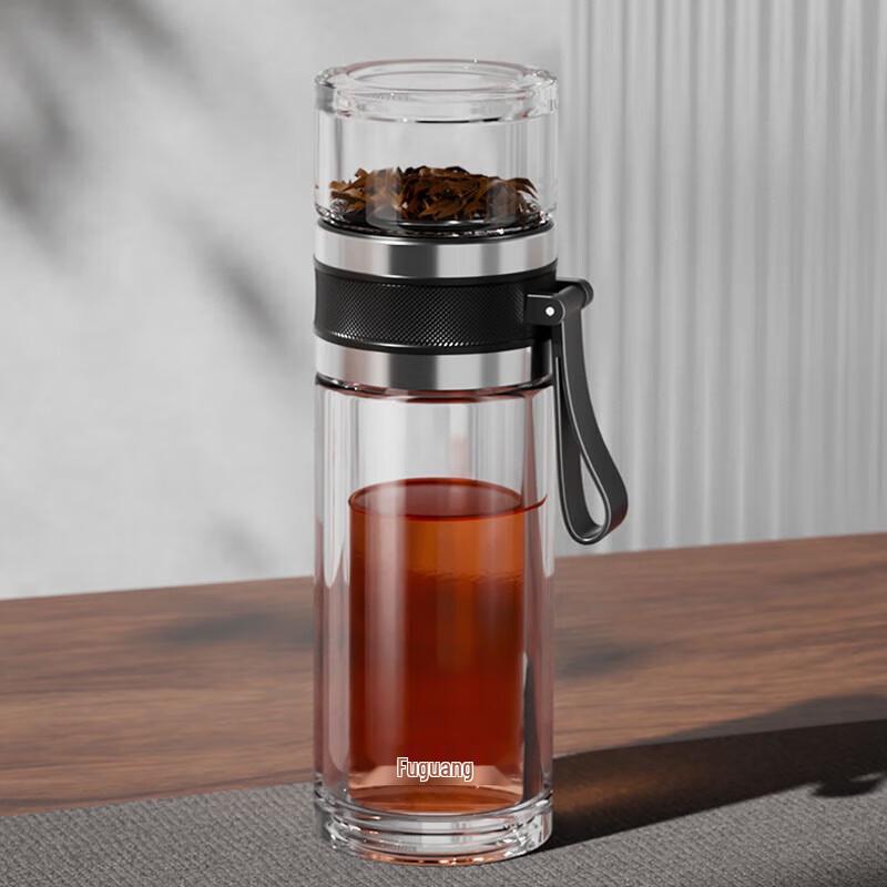 Fuguang Kung Fu Tea Master Double-Layer Glass Cup