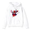 Halloween Stitch Pattern Hoodies Cute Cartoon Disney Sweatshirts Pocket Clothing Daily Men Hoodies Autumn Winter Pullover Tops