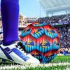 Rams Team Spirit Printed Size 5 Soccer Ball - Durable, Machine-stitched, Soft and Comfortable, Suitable for Training and Matches Gift