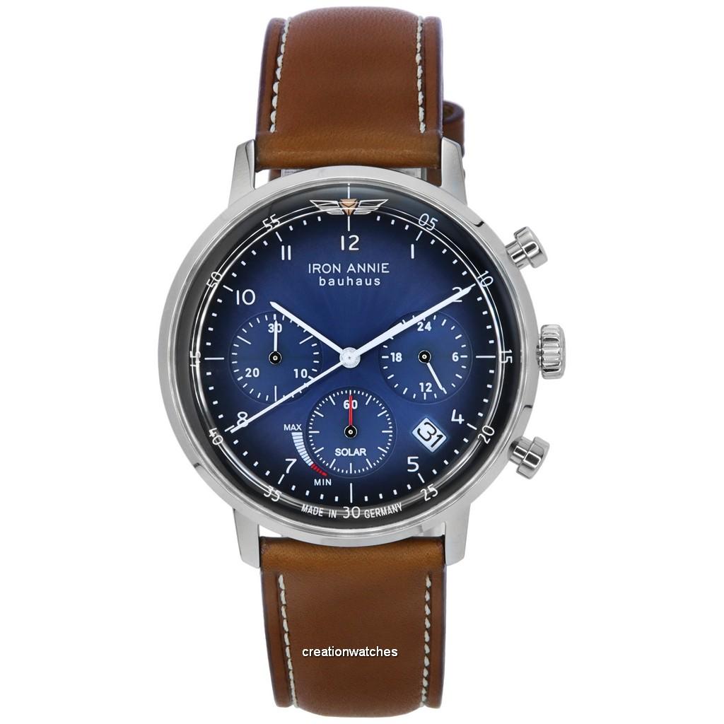 

Мужские часы Iron Annie Bauhaus Chronograph Blue Dial Solar 50863