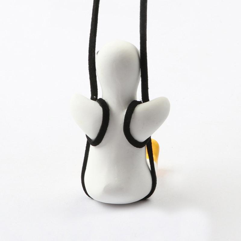 Kleine Ente Schaukel Auto Anhänger Dekoration Niedliche Ente Auto Rückspiegel Anhänger