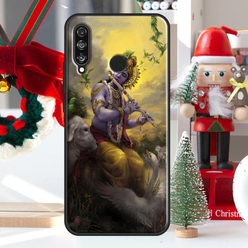 Indian God Lord Krishna For Huawei Nova 7i 8i 11i 12i 12s Y73 Y70 Y90 Y60 Y72 Y61 Y91 9 10 SE P30 Pro P40 Lite Case