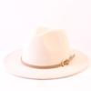 Popular European and American Classic Simple Flat-brimmed Top Hat Men's and Women's Fashionable and Elegant Versatile Jazz Hat Top Hat