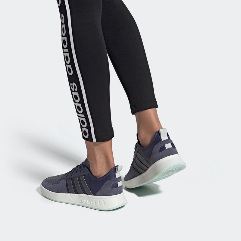 Adidas Court 80s Durable Non-Slip Low-Top Sports Tennis Shoes Women Sneakers Blue EE9834