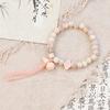 Trendy Multicolored Elastic Ceramic Cucurbit Beaded Bracelet For Women Bohemian Style Jewelry Gift