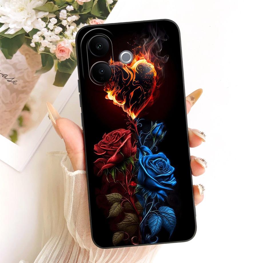 Floral Daisy Sunflower Fundas For Vivo V60 Lite V60 5G Phone Case Vivo V2530 V2511 Cover Liquid Silicone Soft Shockproof Bumper