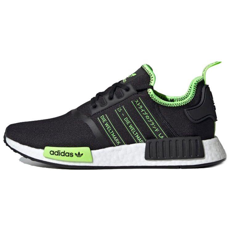 

Кроссовки унисекс adidas NMD_R1 Black Signal Green Core-Black FX1032