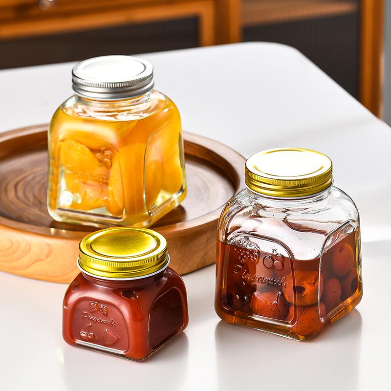 Airtight Glass Storage Jar for Pickling, Jam, and Chili Sauce