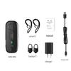 OUXING Q3 Portable Ear-Hook Bluetooth Walkie-Talkie Headset (CN Version)