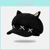 Gorro Octogonal con Orejas de Gato y Ala Ancha para Calidez Invernal