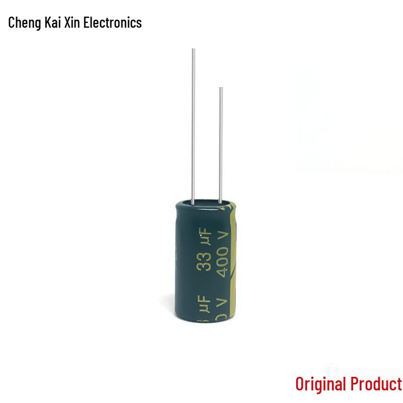 Aluminum Electrolytic Capacitor, High Frequency, 400V 33uF, 10x18, Original, Authentic, Bulk Stock Available
