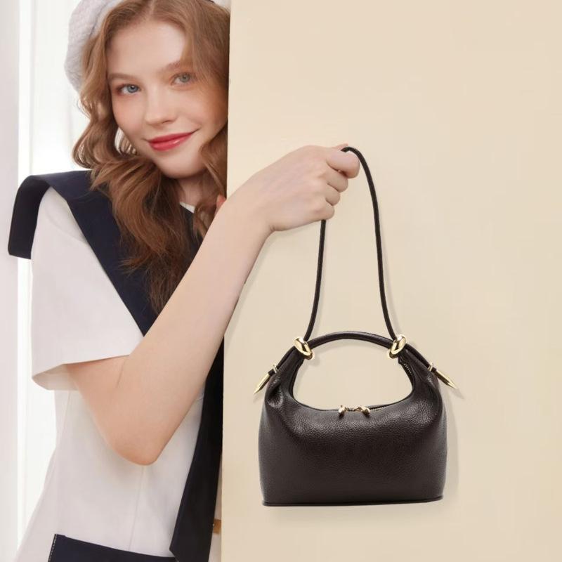 Spring Fashion Shoulder Bag Women'S Niche Design Bag Light Luxury Versatile Commuter Portable Dumpling Bag