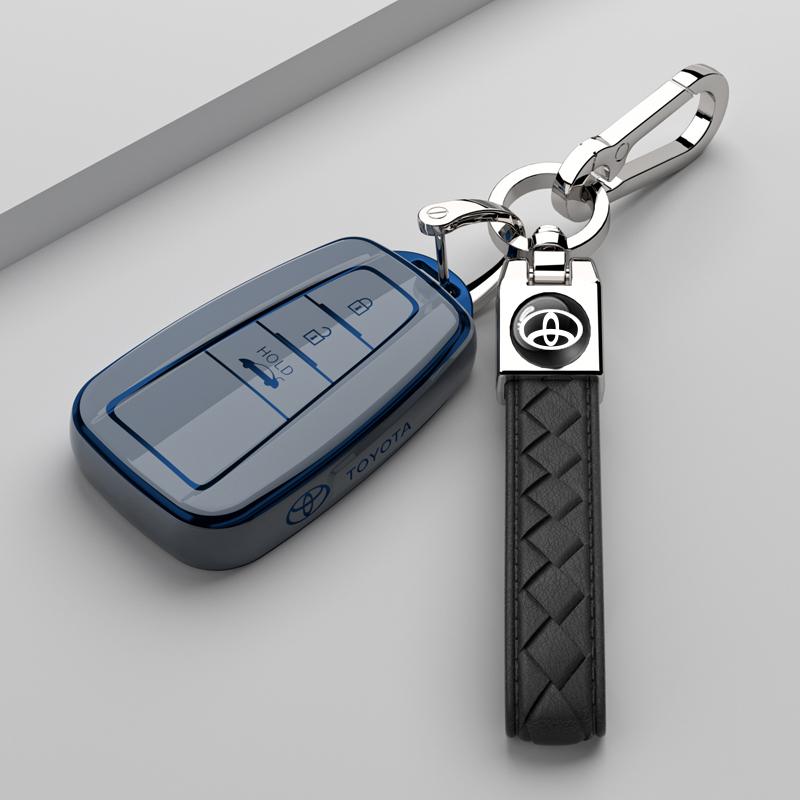 Fashion TPU Car Remote Key Case Cover Shell Fob For Toyota Corolla Prius VCBFDH5 Camry CHR C-HR RAV4 Altis Land Cruiser Prado Keyless