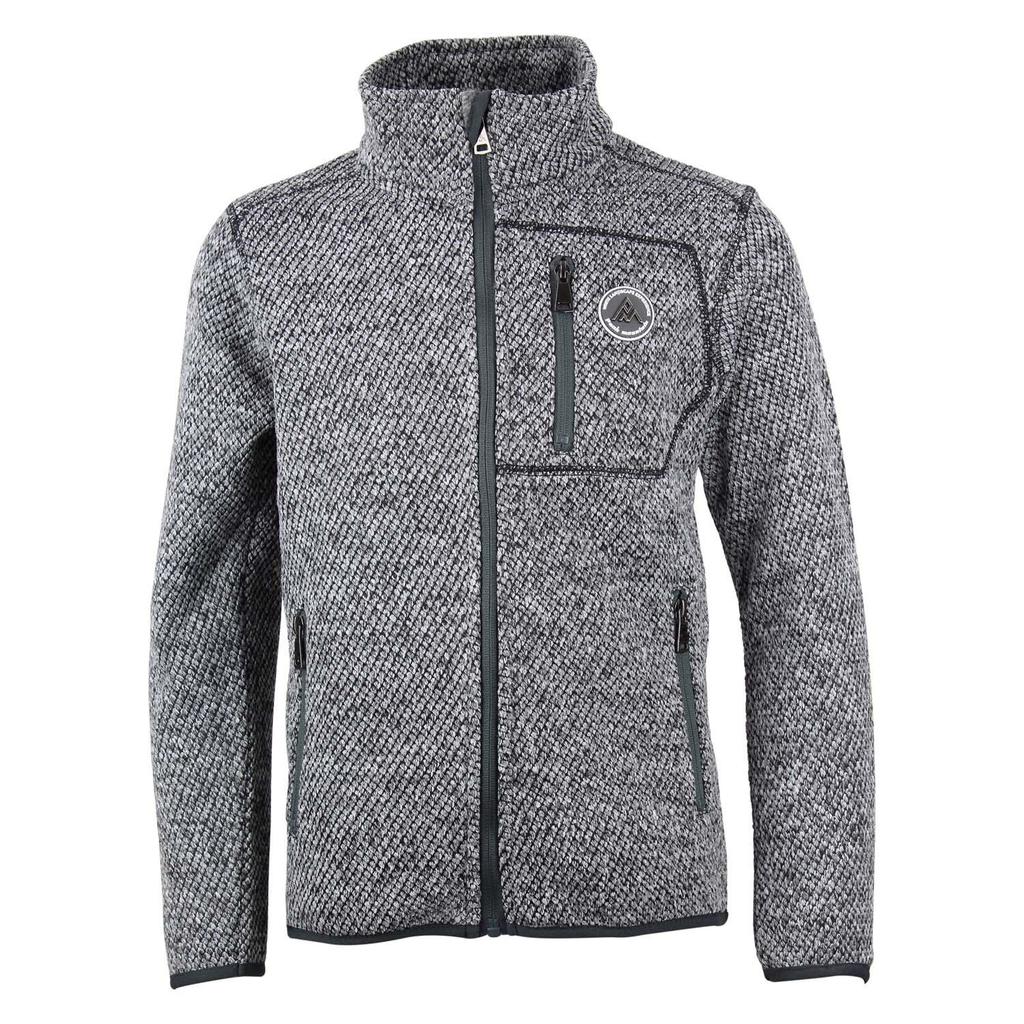 Peak-Mountain Kids fleece jacket full zipper grey
