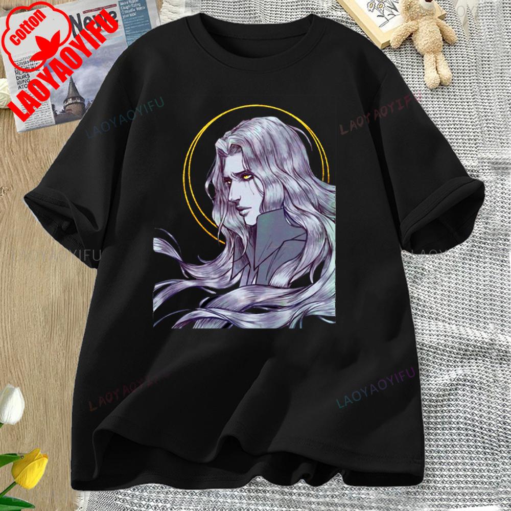 Castlevania Alucard Printed T-shirt Tops Castlevania Alucard Two-dimensional Casual for Daily Wear and Casual Outings