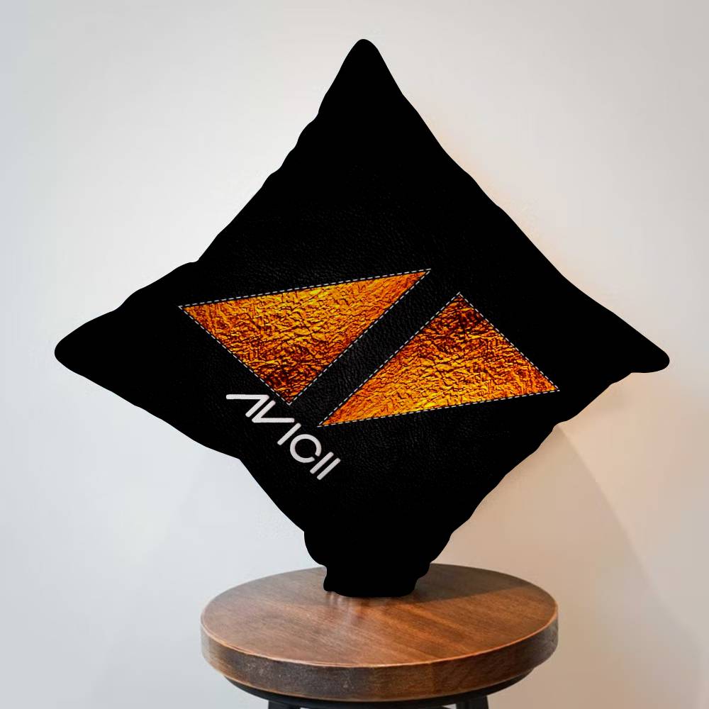 DJ A-Avicii Logo Pillow Cushion Cover Pillowcase Living Room Sofa Home Decor Customized