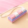 Portable Stress Relief Toy with Button Lanyard Anti-Anxiety Fidget Toy for Adults Kids Office Travel Pressure Alleviation