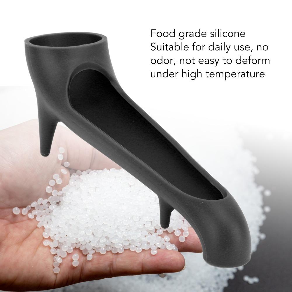 Gray Color Water Tank Funnel Black Color Silicone Water Funnel For Coffee Maker