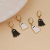 Fashionable Punk Ghost Pendant Earrings Suitable For Men And Women Creative And Cute Halloween Party Jewelry Gifts