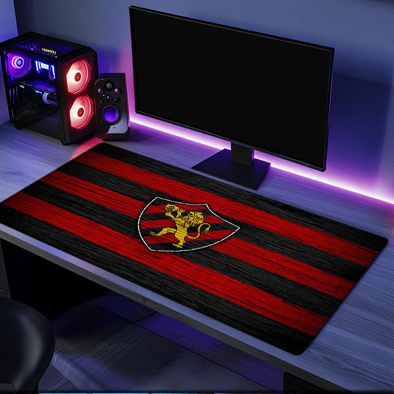 Sport Club Recife Crest mouse pad, rubber base, esports desk mat, mouse pad for gamers and office use, gaming desk , easy to clean mat