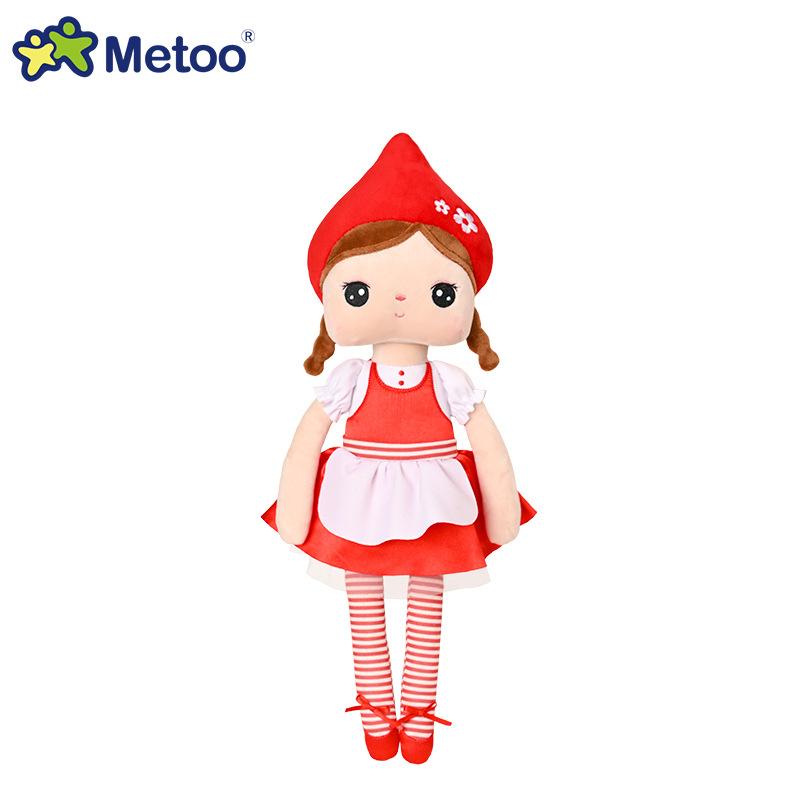 

Милая кукла Metoo Delightful Angela из плюша с ПП-хлопком и коротким плюшевым материалом Red Hood